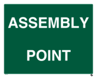 Assembly Point sign